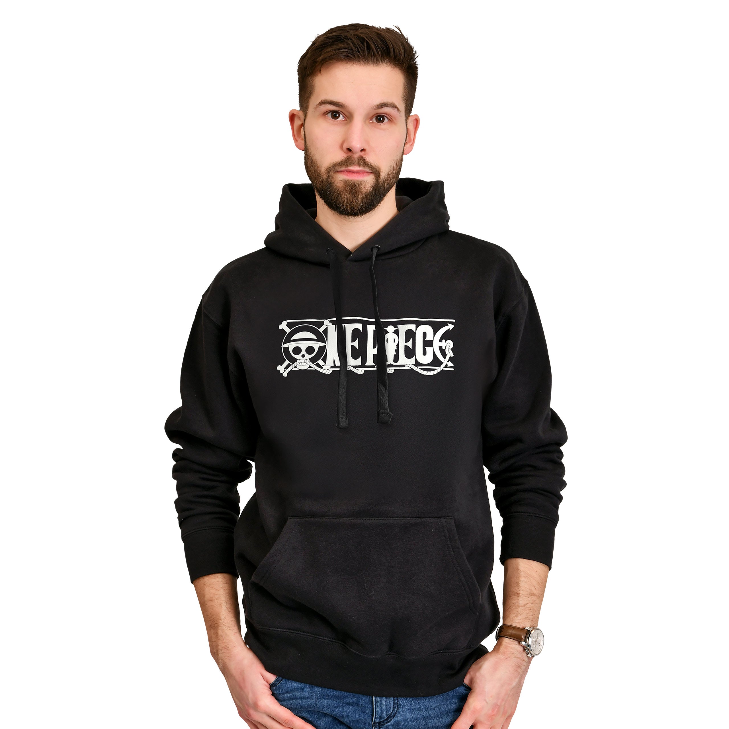 Imagen del producto One Piece - Sudadera con capucha Luffy Sombrero de Paja Crew negra