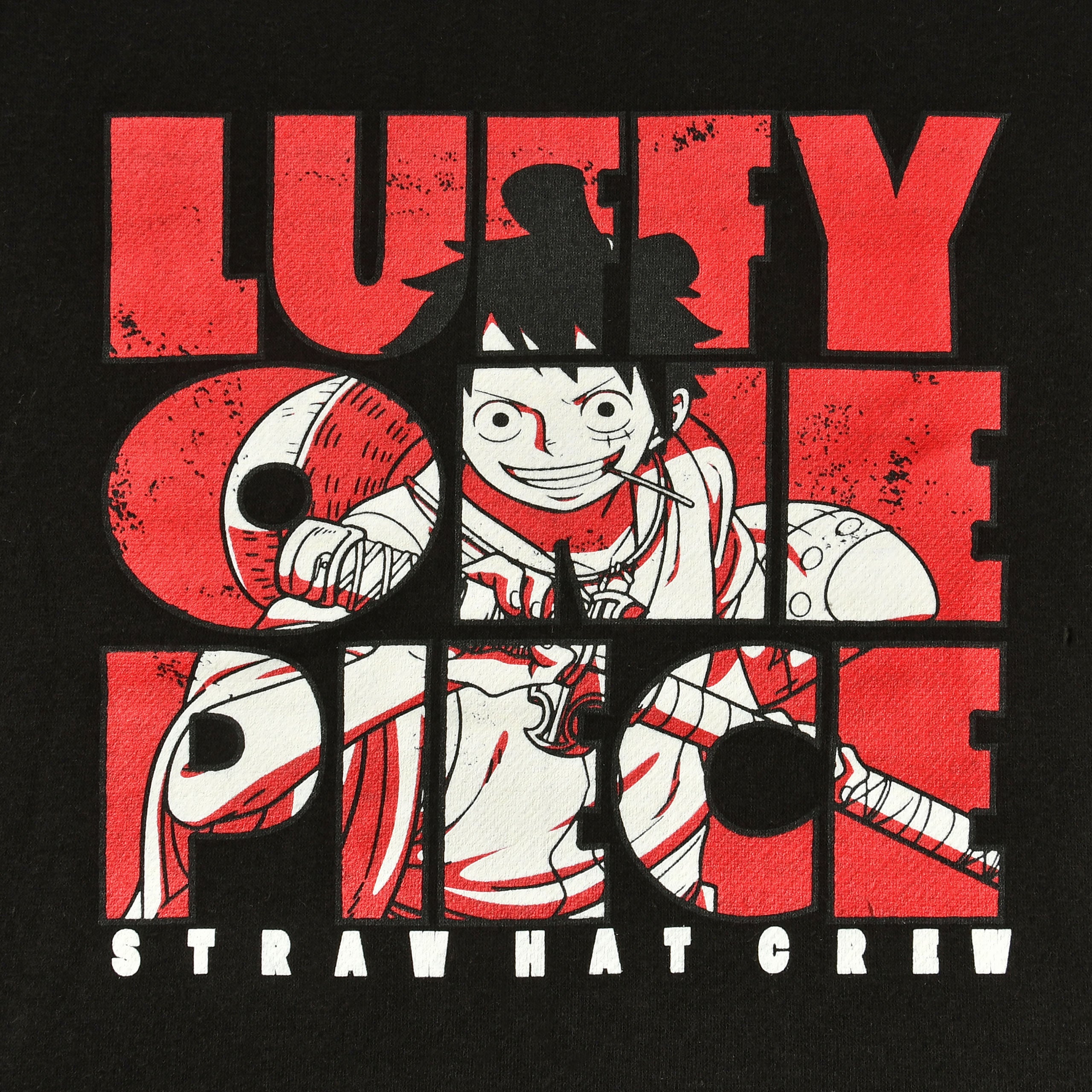 Imagen del producto One Piece - Sudadera con capucha Luffy Sombrero de Paja Crew negra