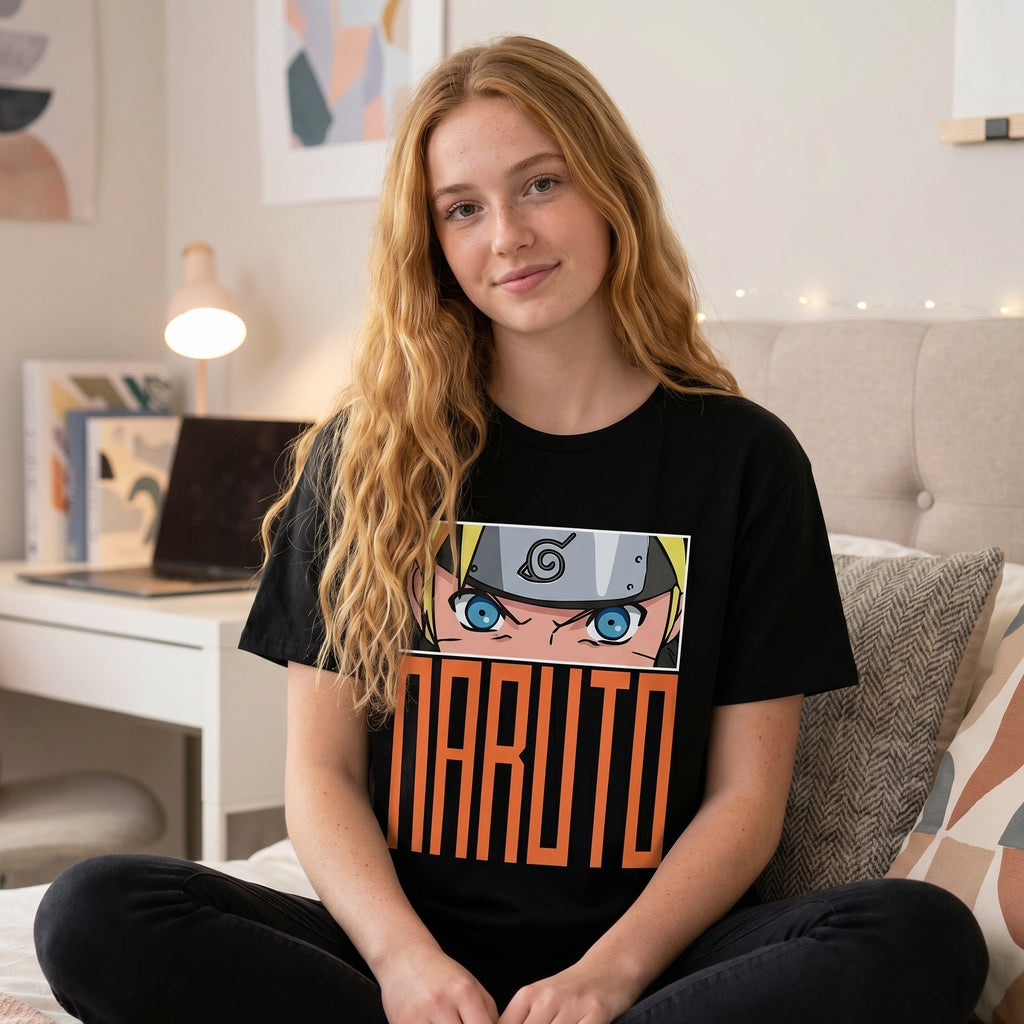 Imagen del producto Naruto - Eyes Camiseta negra