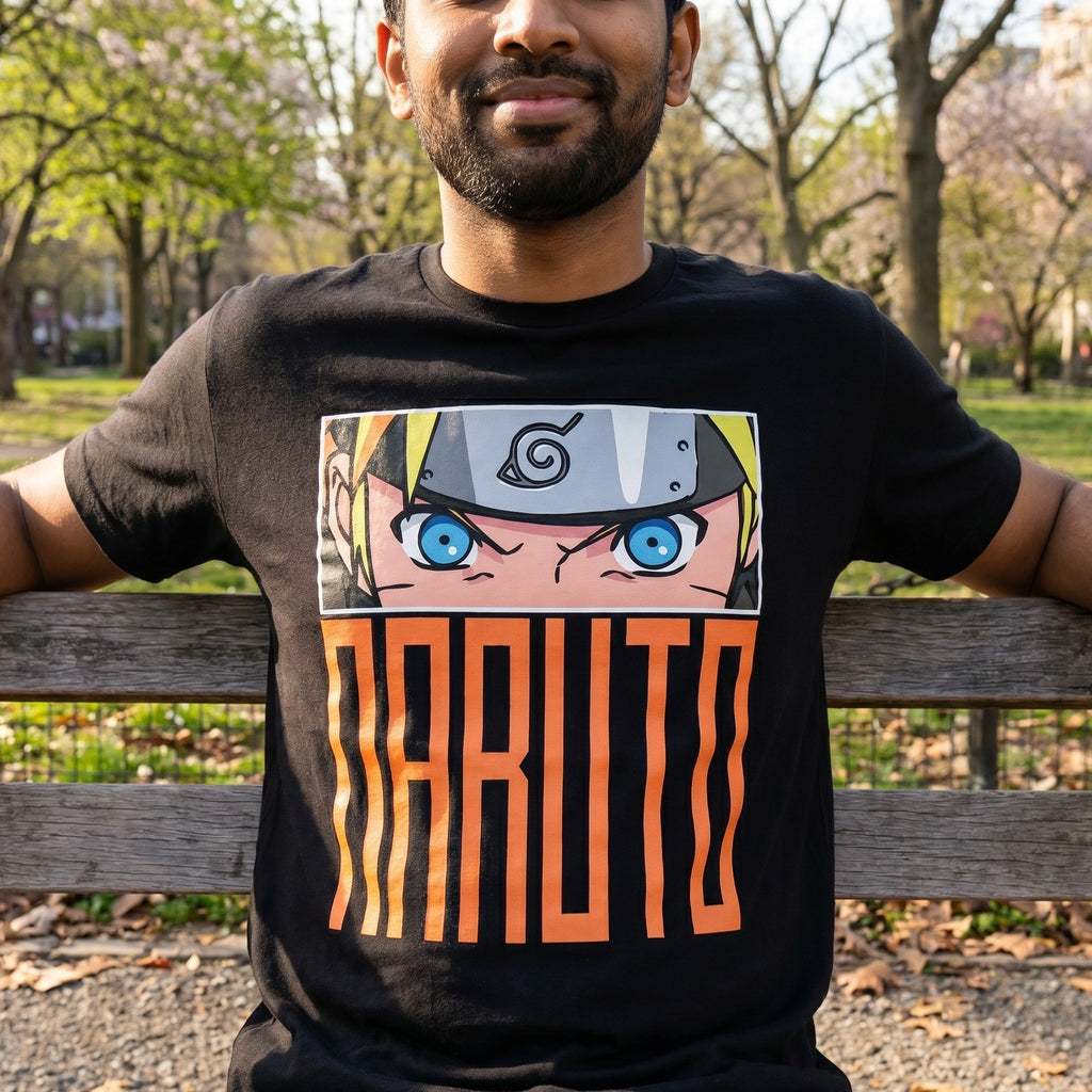 Imagen del producto Naruto - Eyes Camiseta negra