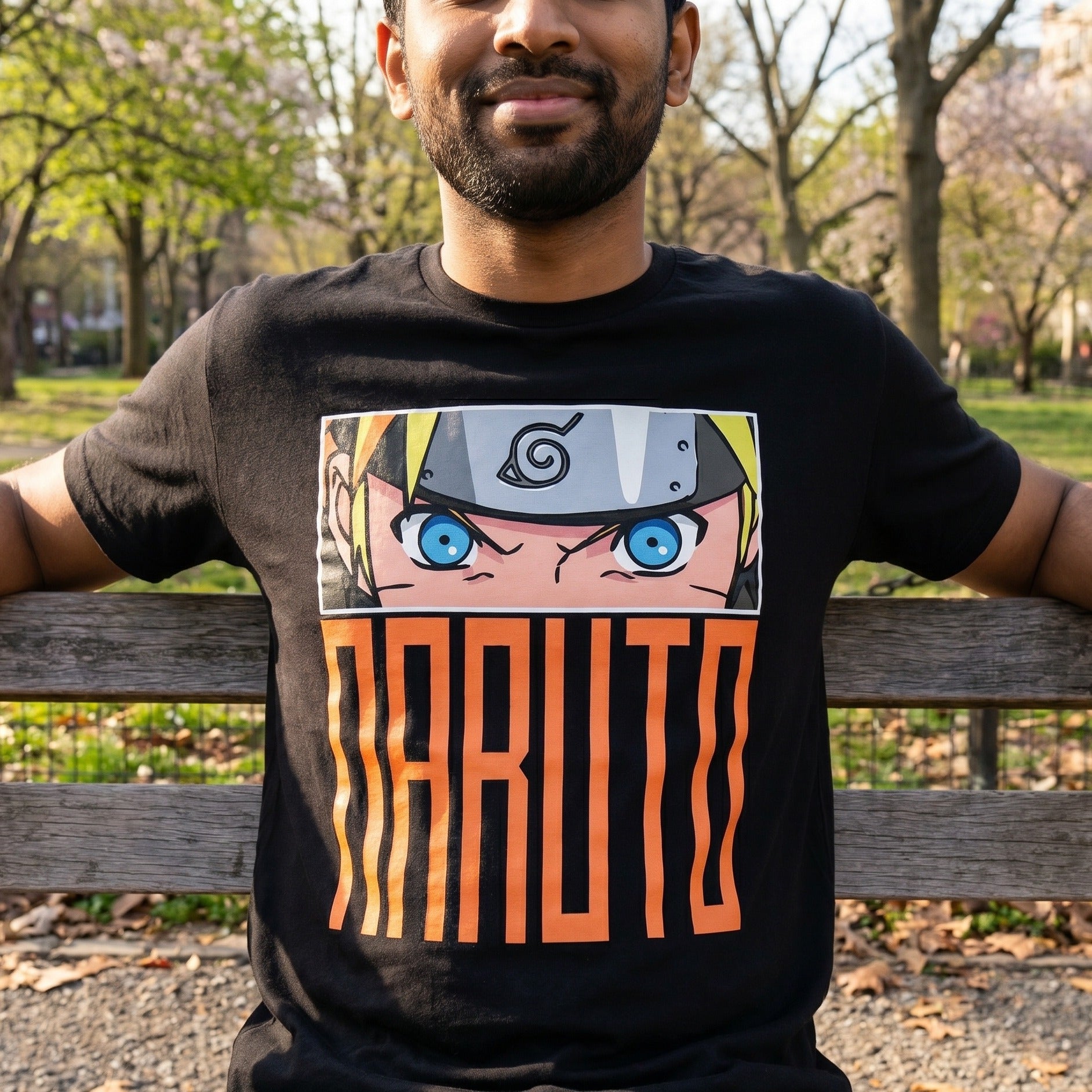 Imagen del producto Naruto - Eyes Camiseta negra