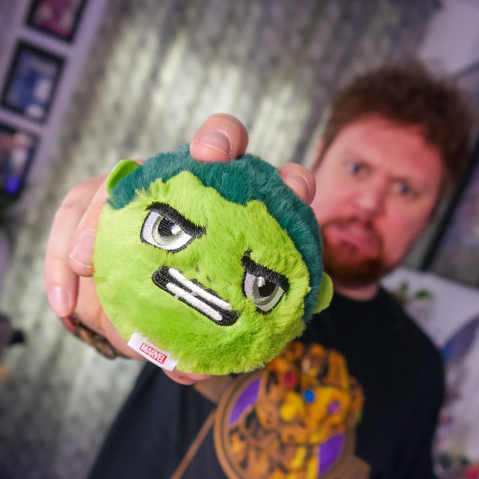 Imagen del producto Hulk - Bola de peluche saltarina Beanie Bouncers