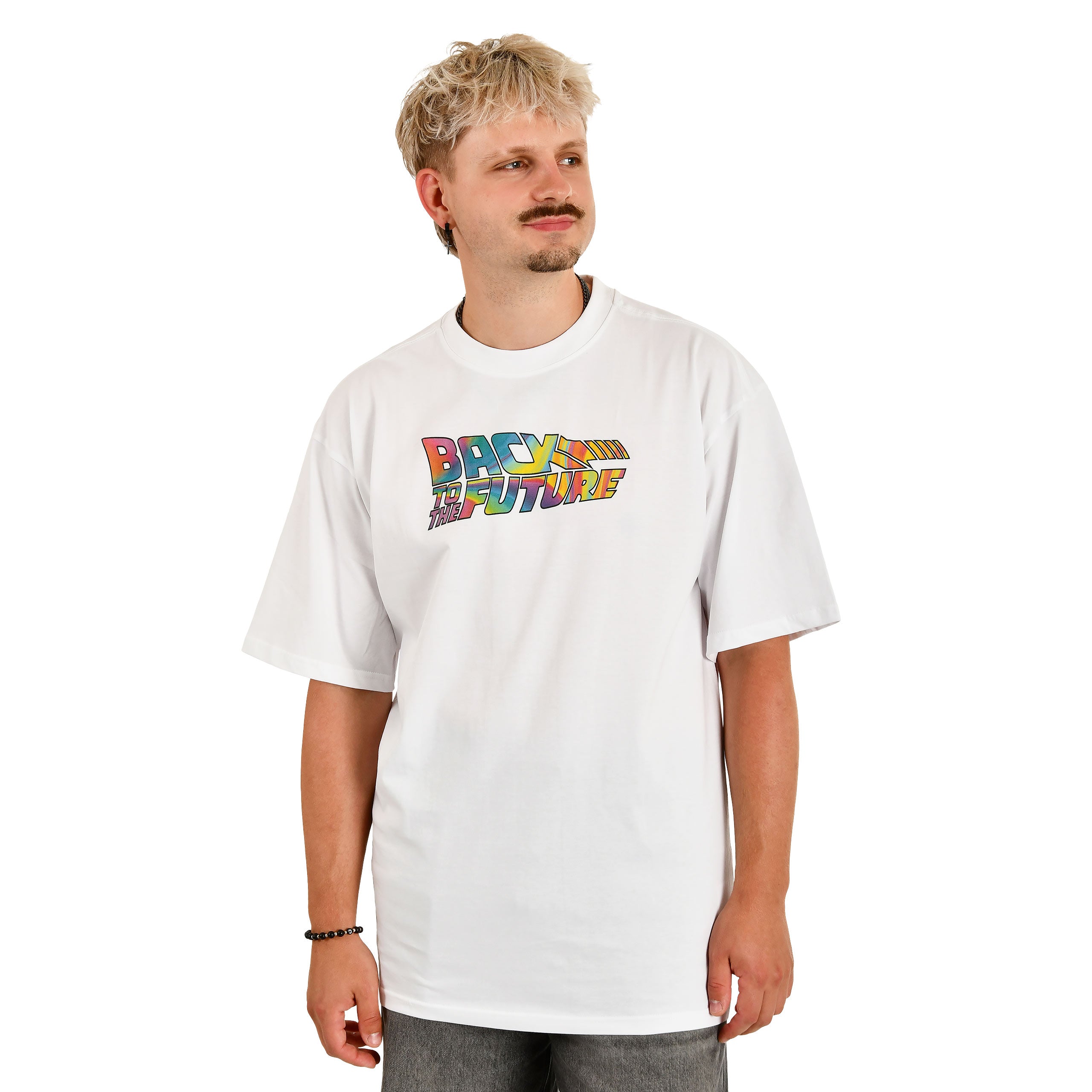 Imagen del producto Regreso al Futuro - Camiseta Oversize Hoverboard Blanca