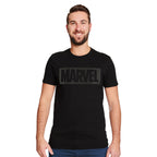 Imagen del producto Marvel - Camiseta con logo negra