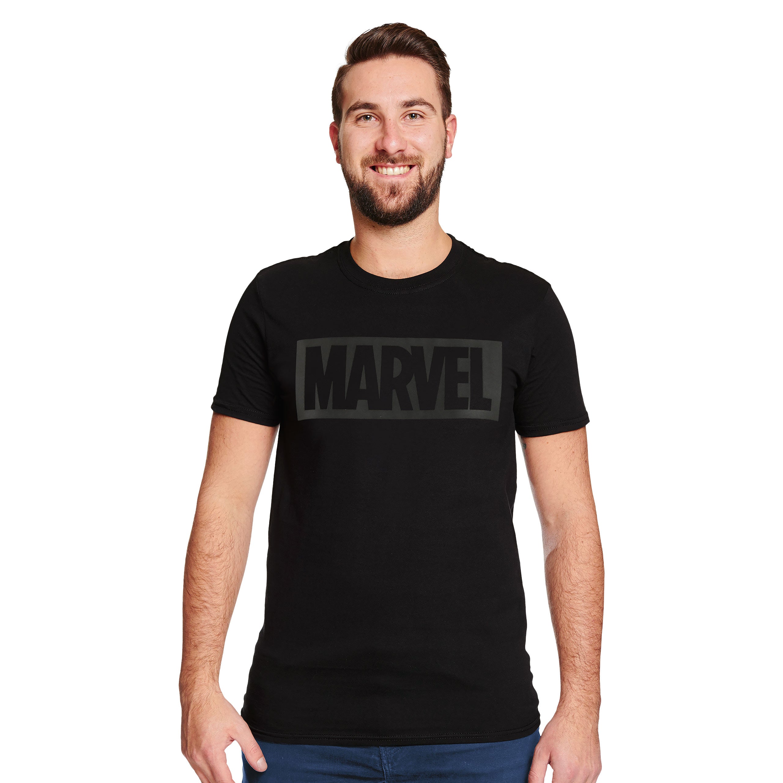 Imagen del producto Marvel - Camiseta con logo negra