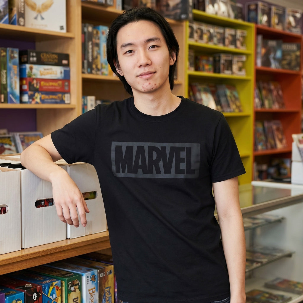 Imagen del producto Marvel - Camiseta con logo negra