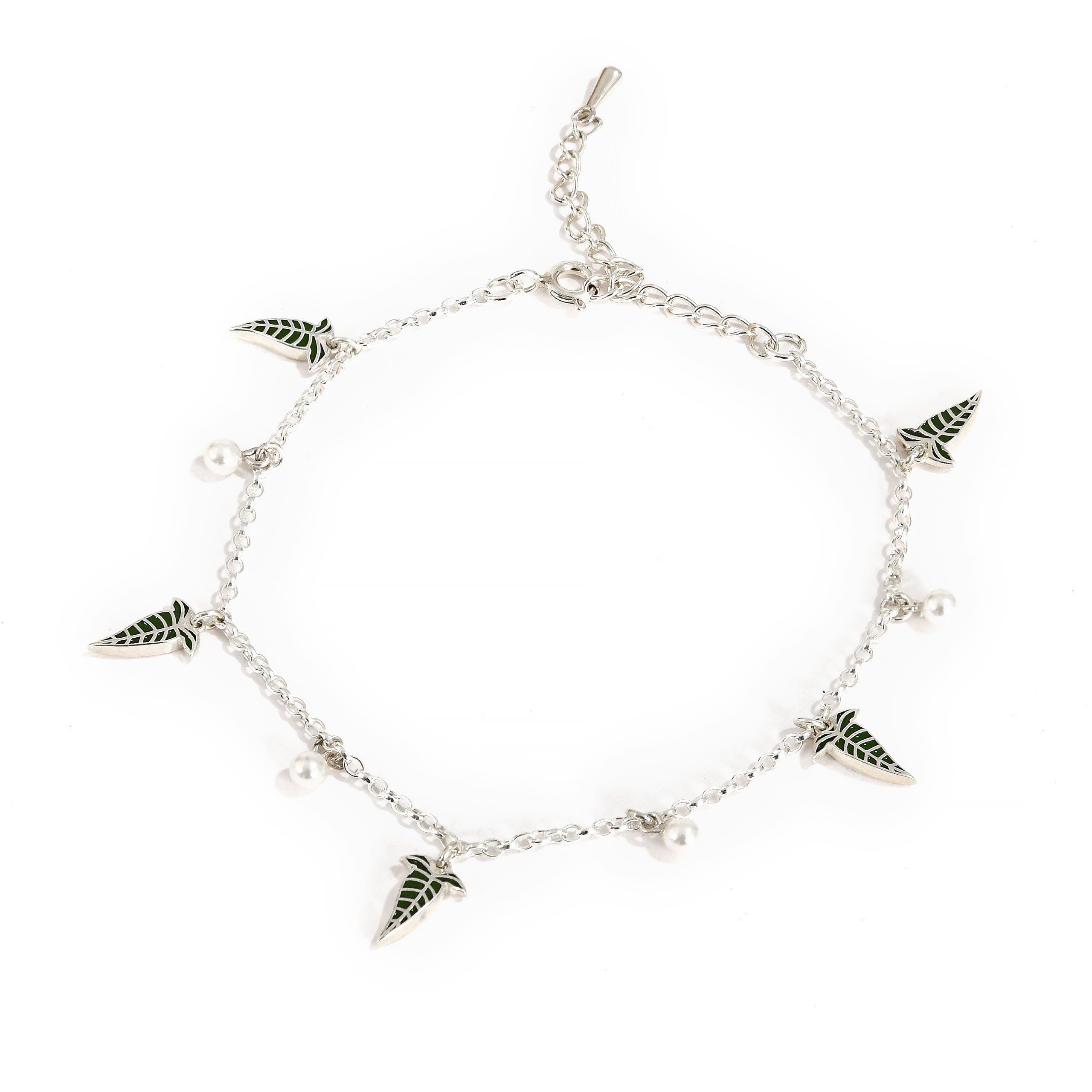 Imagen del producto Pulsera Hoja Élfica Plata 925 - El Señor de los Anillos