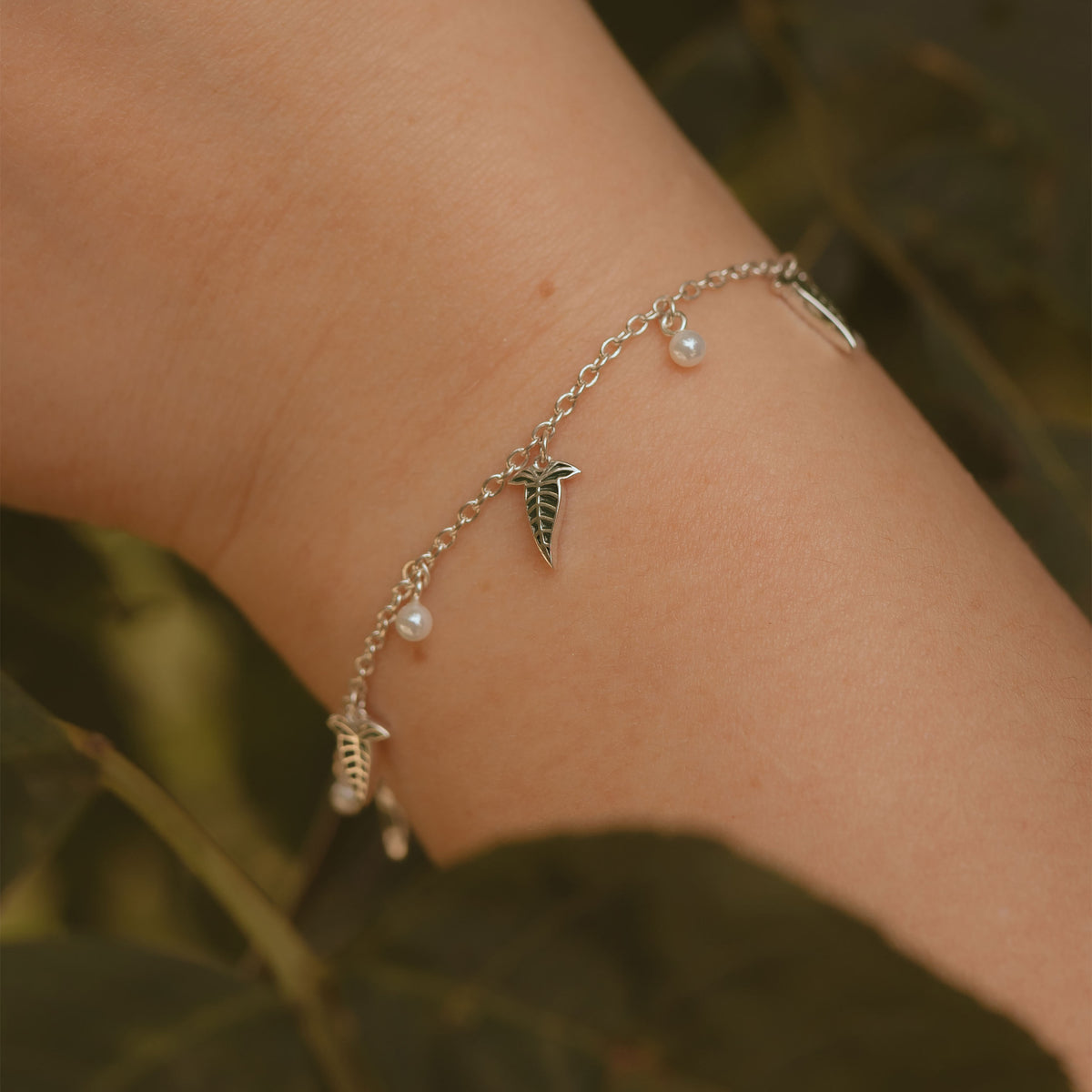 Imagen del producto Pulsera Hoja Élfica Plata 925 - El Señor de los Anillos