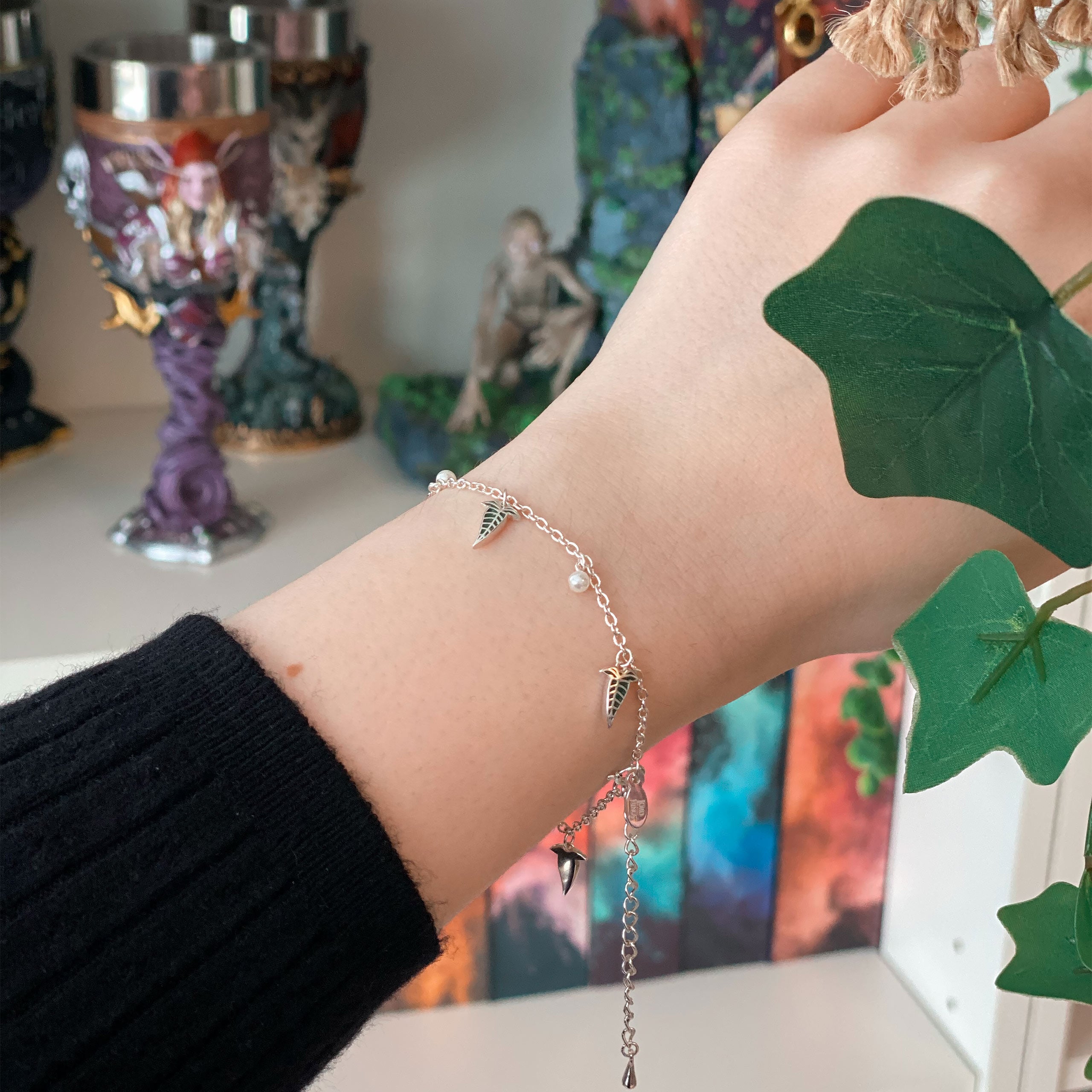 Imagen del producto Pulsera Hoja Élfica Plata 925 - El Señor de los Anillos