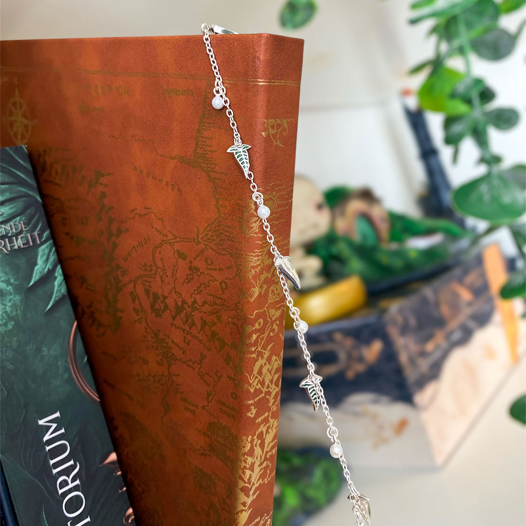 Imagen del producto Pulsera Hoja Élfica Plata 925 - El Señor de los Anillos