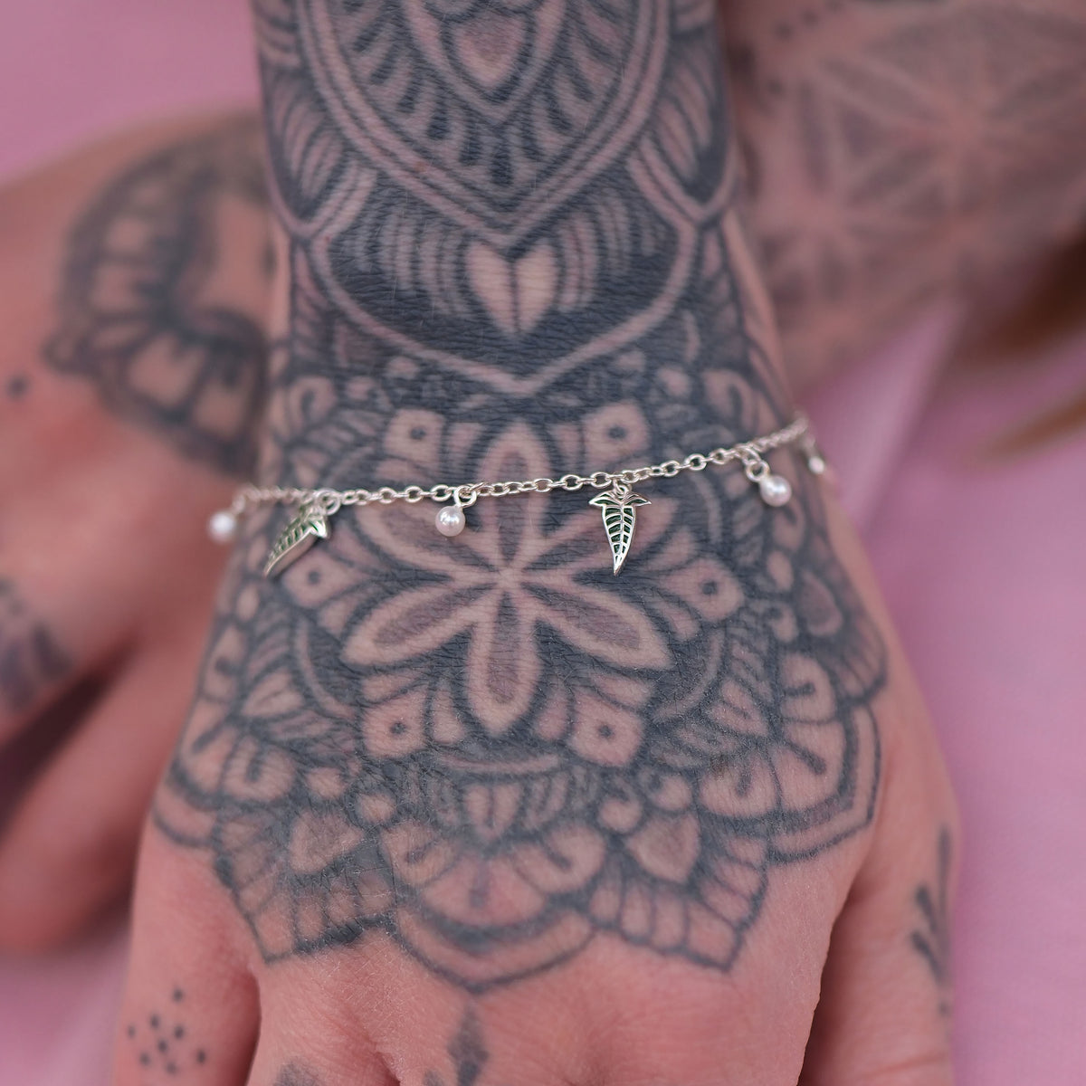 Imagen del producto Pulsera Hoja Élfica Plata 925 - El Señor de los Anillos