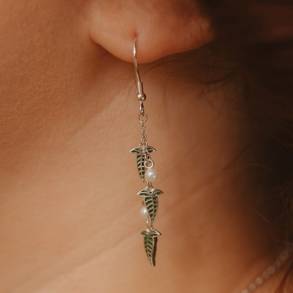 Product image Elven Leaf Earrings 925 Sterling Silver - The Lord of the Rings