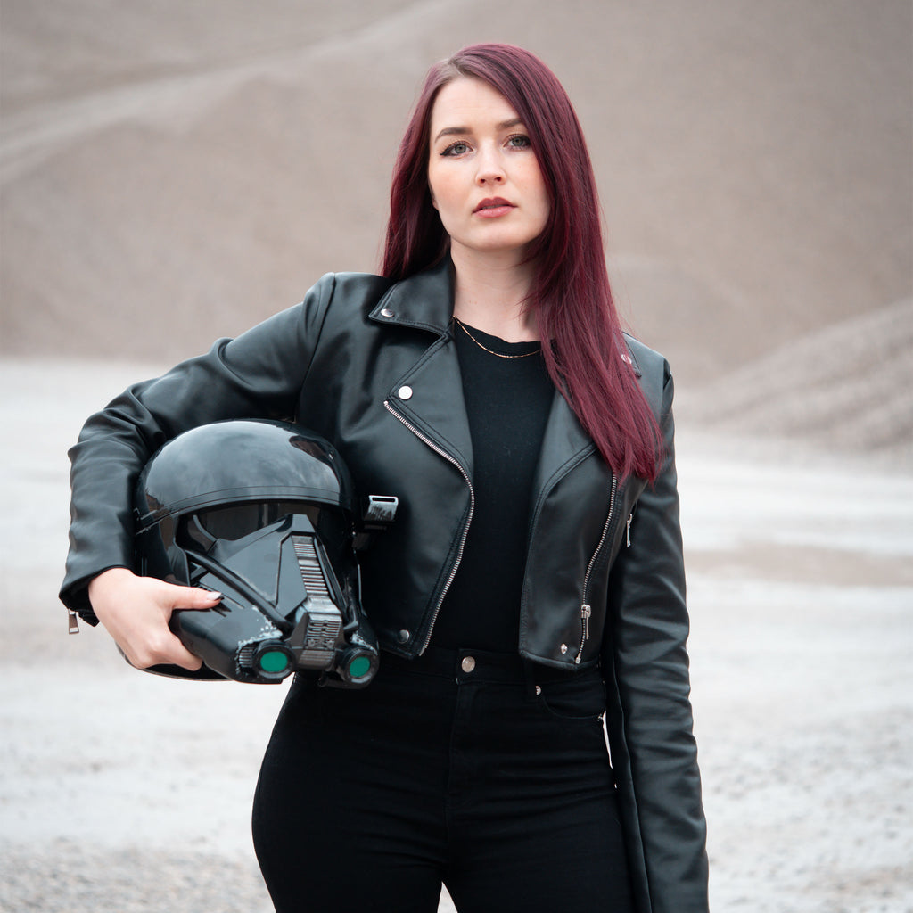Imagen del producto Star Wars – Réplica de casco Imperial Death Trooper Black Series con luz