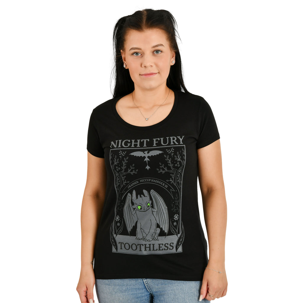 Product image How to Train Your Dragon - Night Fury Women's T-Shirt Black