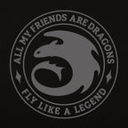 Imagen del producto Cómo entrenar a tu dragón - Sudadera Night Fury Legend negra