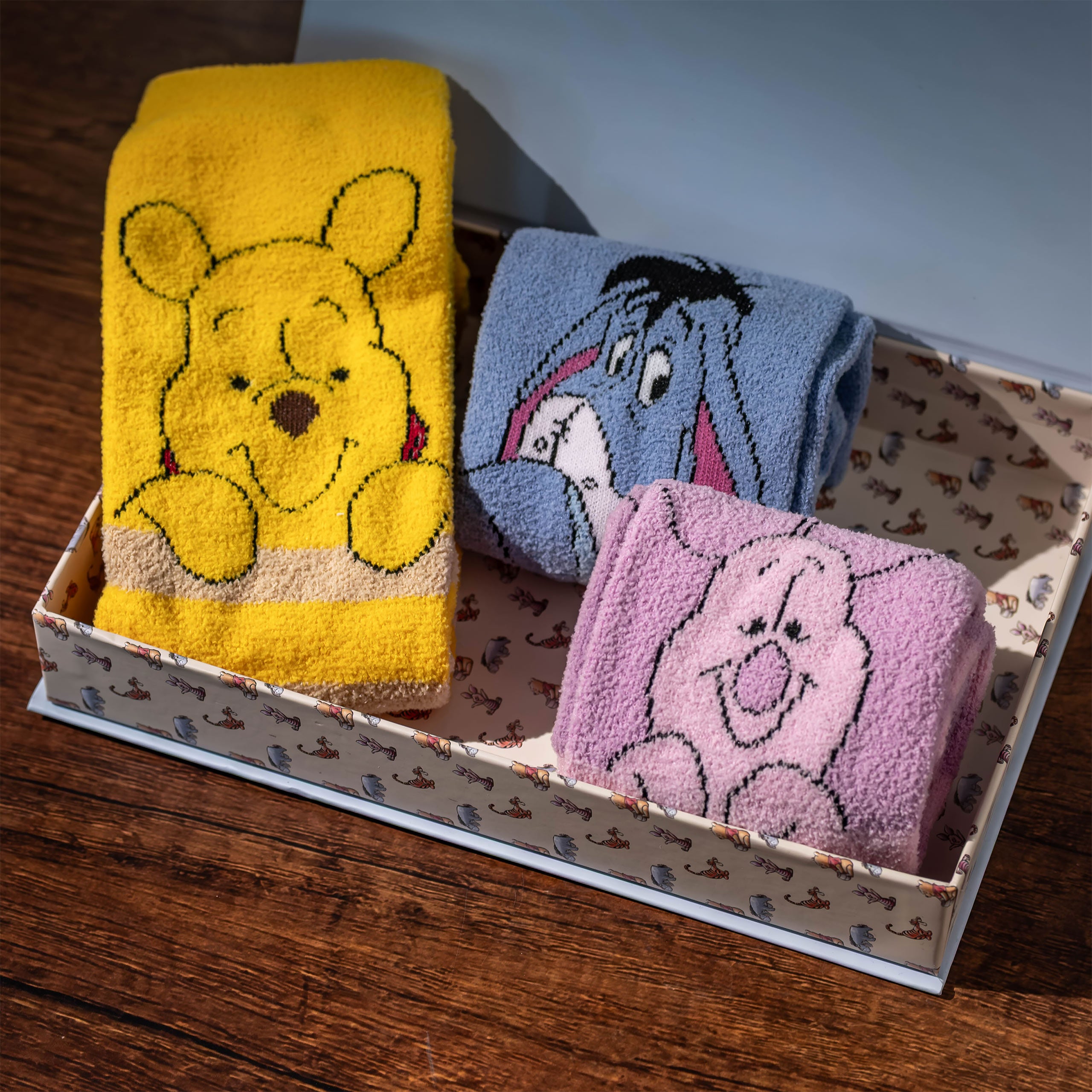 Imagen del producto Winnie the Pooh - Pack de 3 calcetines Friends en caja de regalo