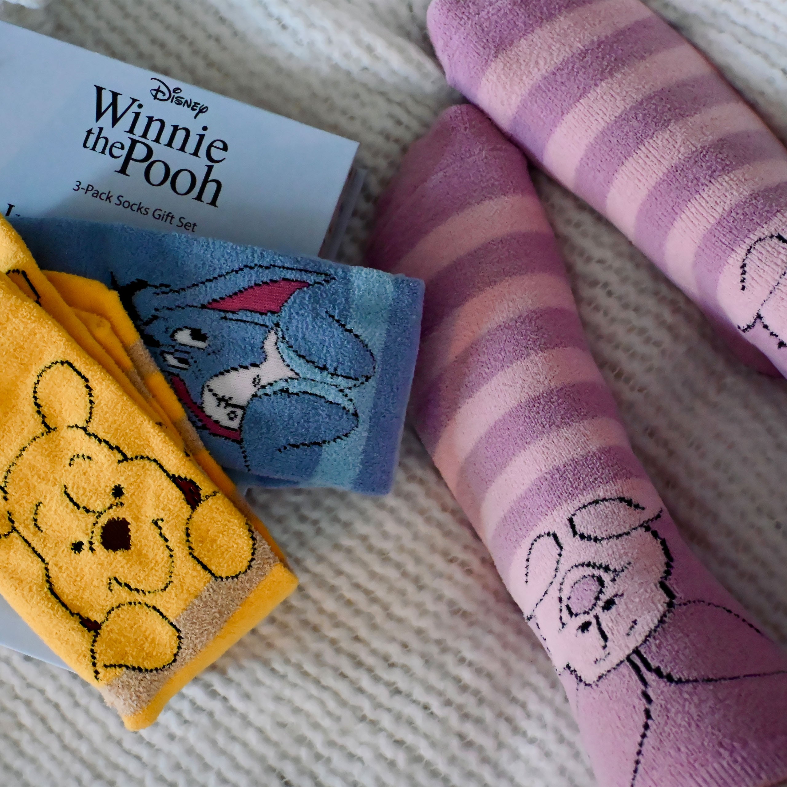 Imagen del producto Winnie the Pooh - Pack de 3 calcetines Friends en caja de regalo