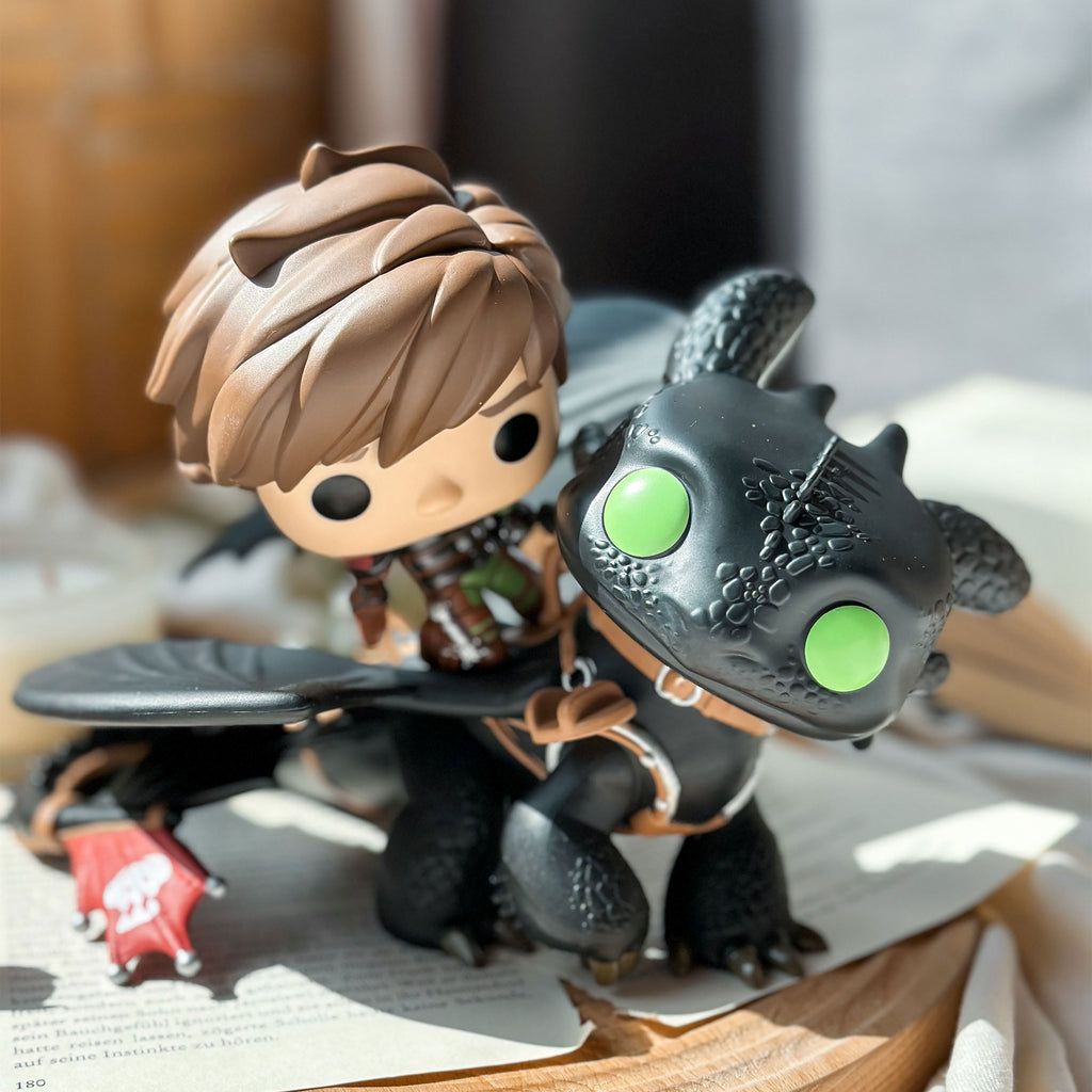 Imagen del producto Cómo entrenar a tu dragón - Hipo con Desdentao Figura Diorama Funko Pop