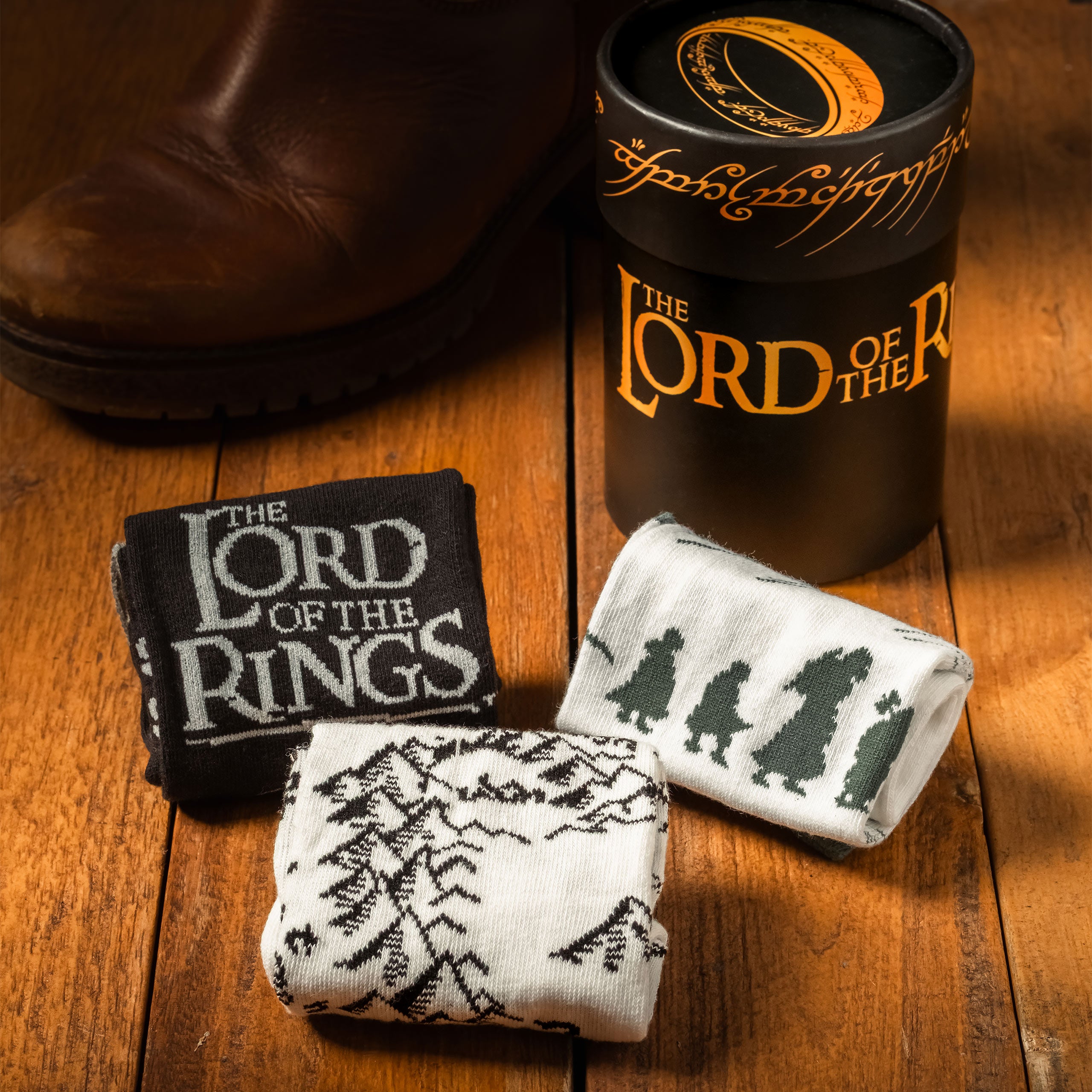Imagen del producto El Señor de los Anillos - La Comunidad de los Anillos pack de 3 calcetines en caja de regalo