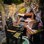 Imagen del producto Darkness Common Room Book Nook - kit de maqueta de madera para fans de Harry Potter