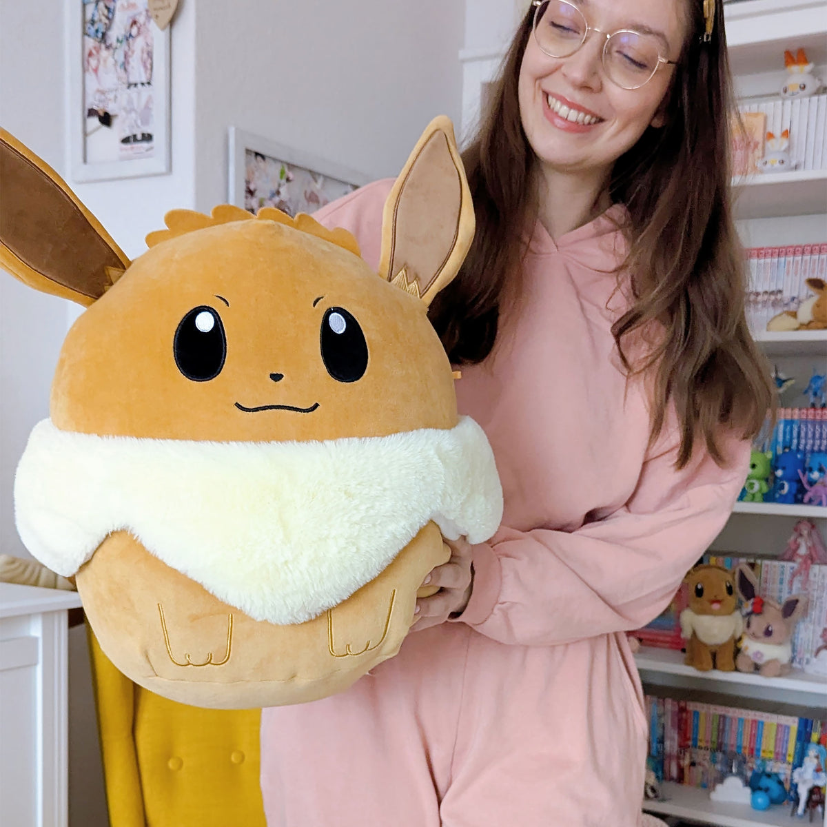 Imagen del producto Figura de Peluche Evoli Squishmallows - Pokémon