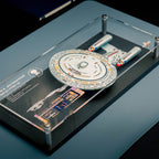 Imagen del producto Placa de pared Enterprise NCC-1701-D con réplica de modelo - Star Trek