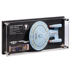 Imagen del producto Placa de pared Enterprise NCC-1701-D con réplica de modelo - Star Trek