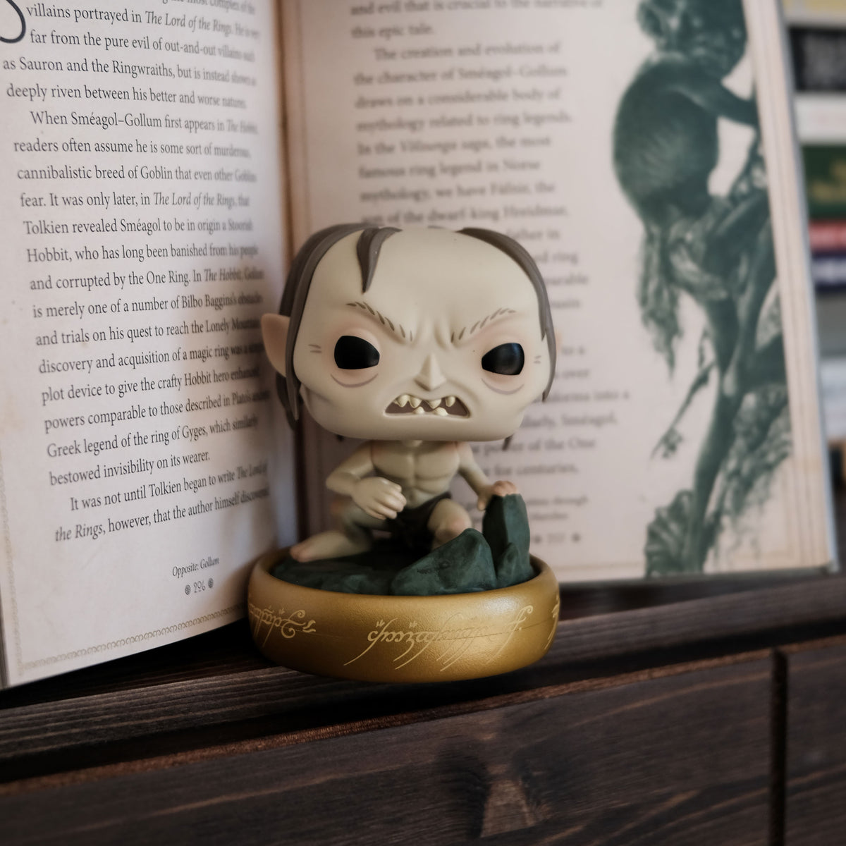 Imagen del producto El Señor de los Anillos – Gollum Glow-in-the-Dark Figura Funko Pop!