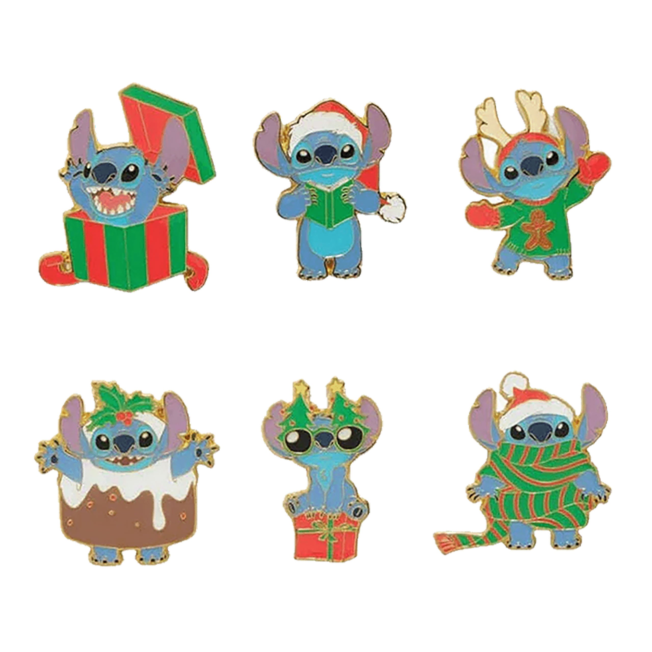 Imagen del producto Lilo & Stitch - Pin misterioso navideño