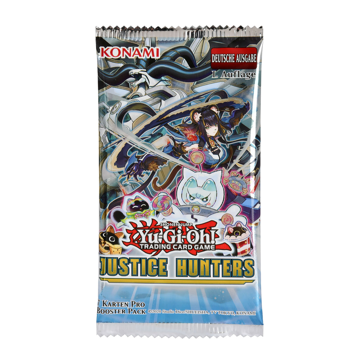 Imagen del producto Yu-Gi-Oh! – Justice Hunters Booster de Cartas Coleccionables Versión Alemana