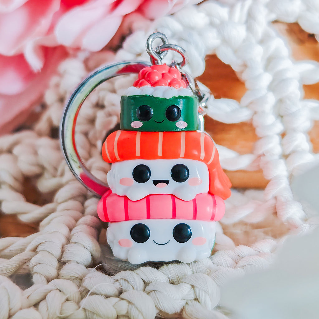 Imagen del producto Kawaii Foodies - Llavero Funko Pop Sushi Trio