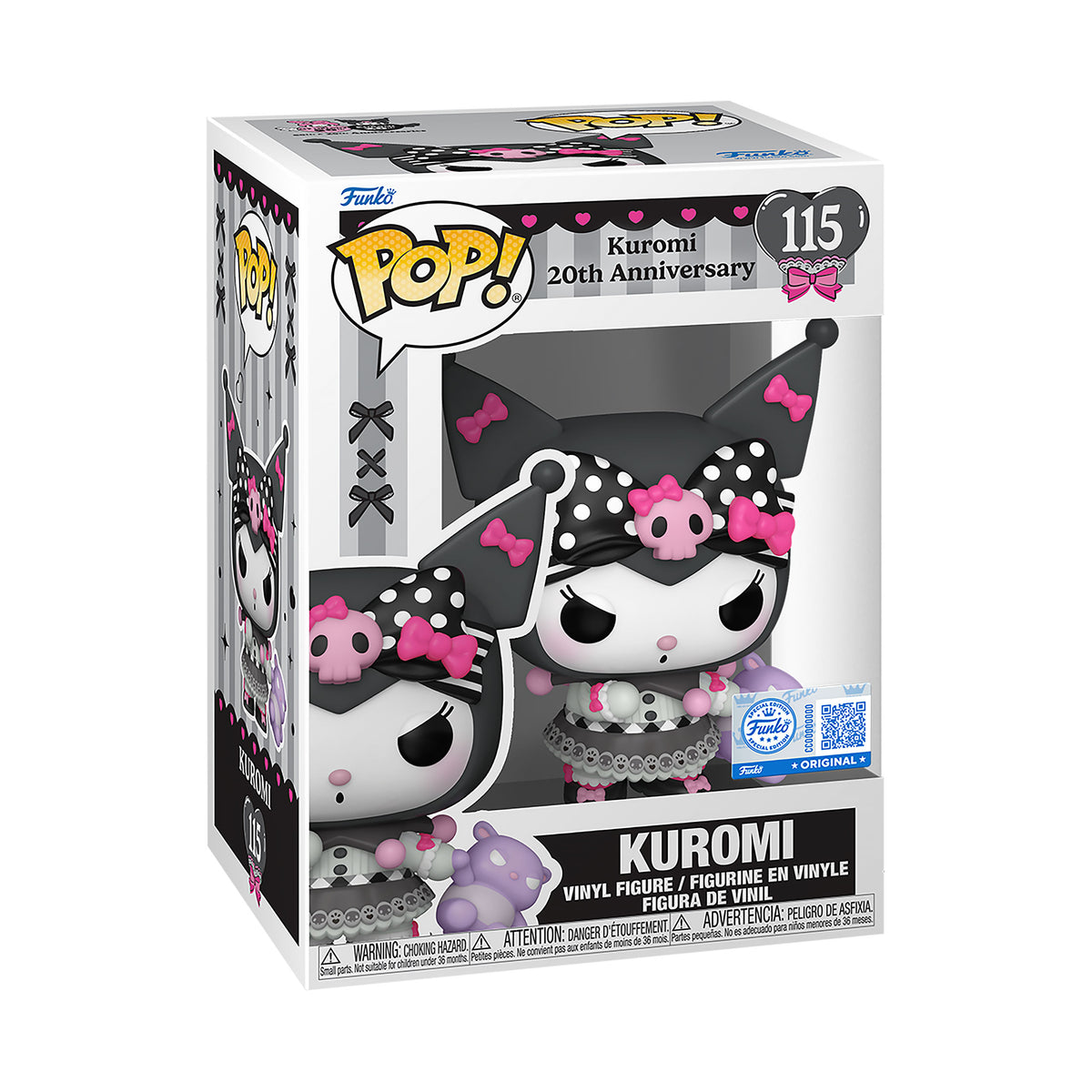 Imagen del producto Sanrio - Kuromi con Baku figura Funko Pop!