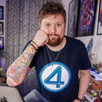 Imagen del producto Fantastic Four - Camiseta emblema azul