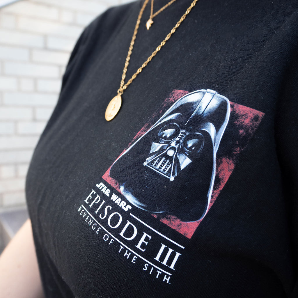 Imagen del producto Star Wars - Camiseta Póster Darth Vader Episodio III Negra
