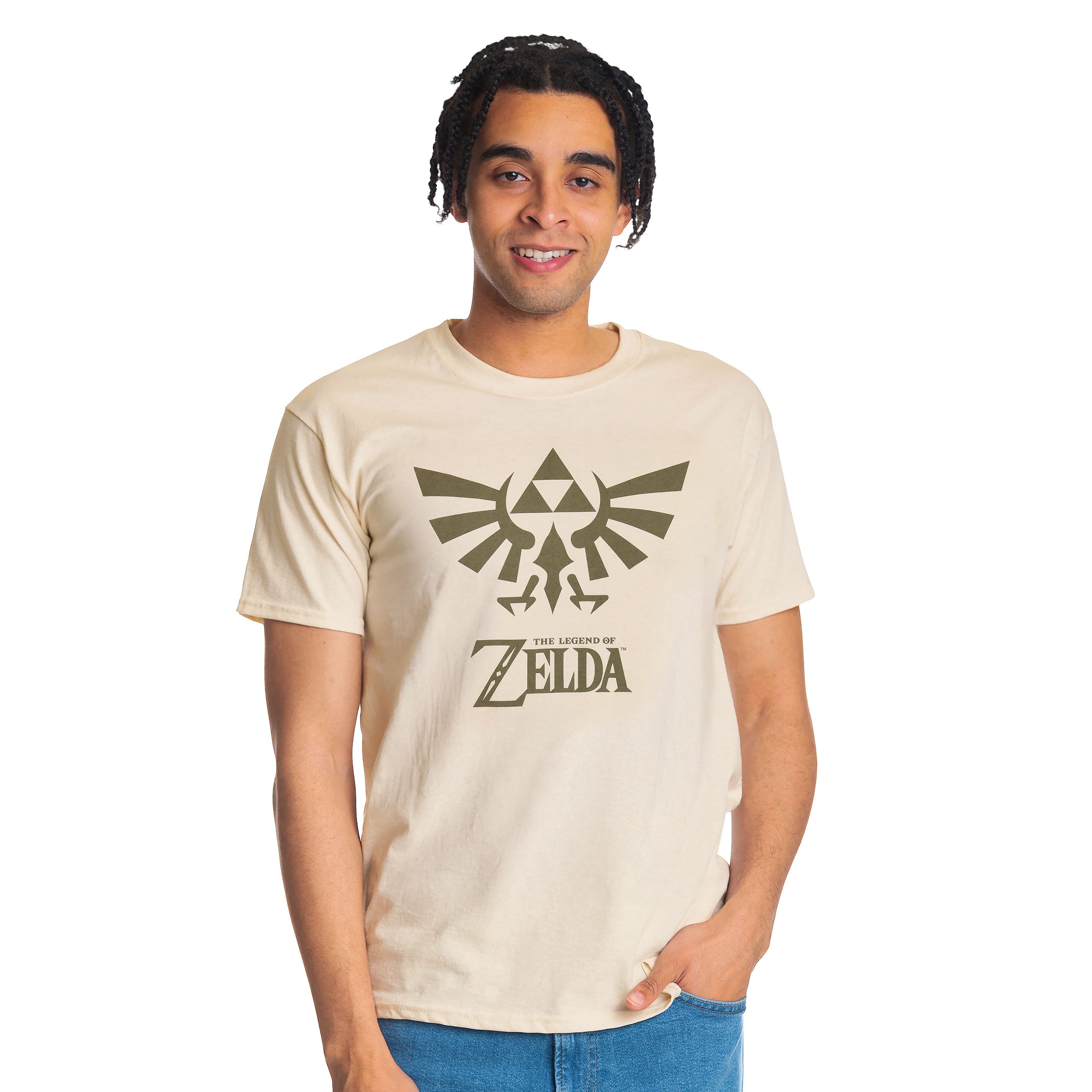 Imagen del producto Zelda - Camiseta con logo icónico beige