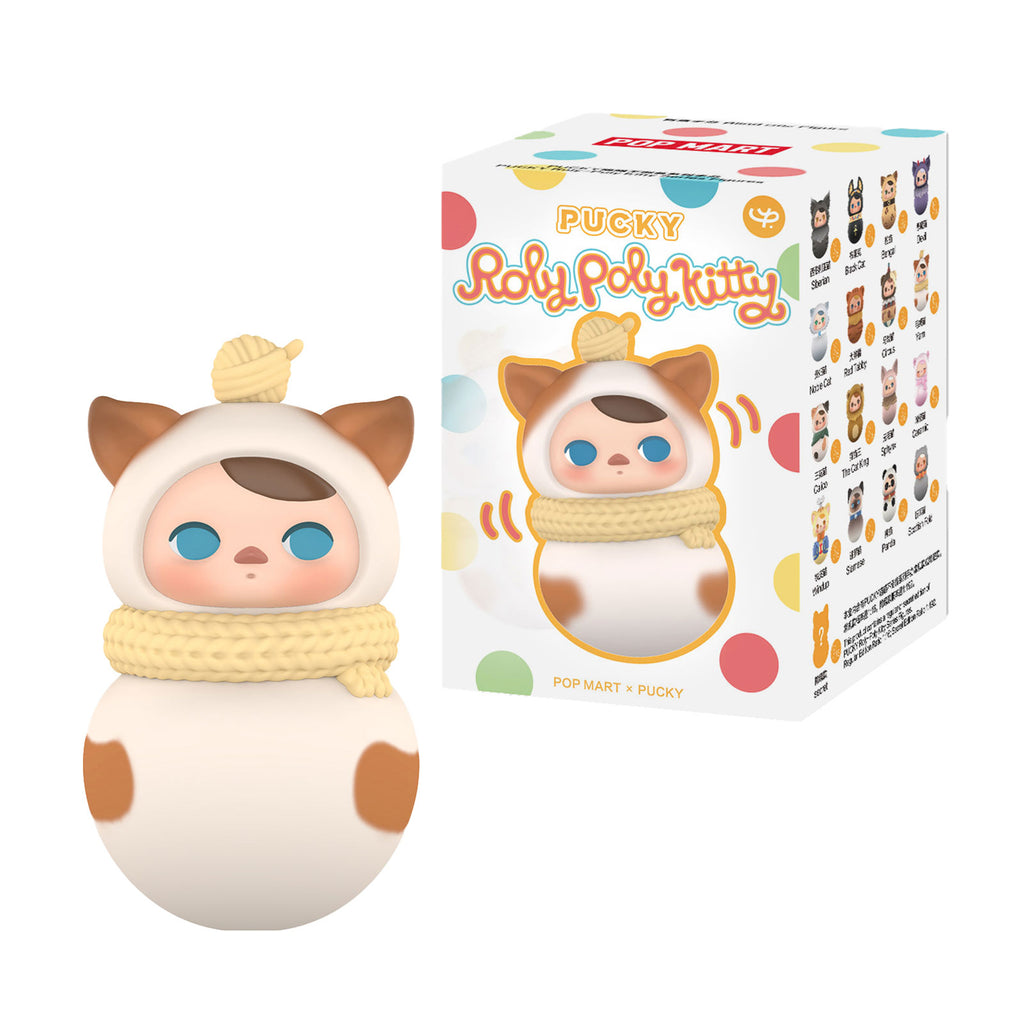 Imagen del producto Pucky - Serie Roly-Poly Kitty POP MART Figura Misteriosa