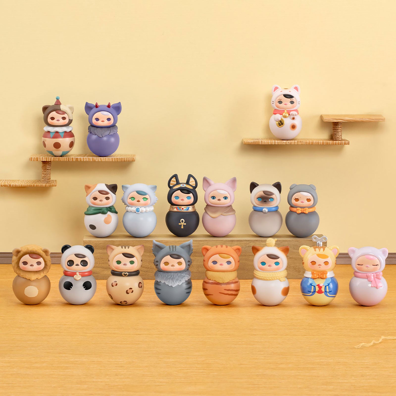 Imagen del producto Pucky - Serie Roly-Poly Kitty POP MART Figura Misteriosa