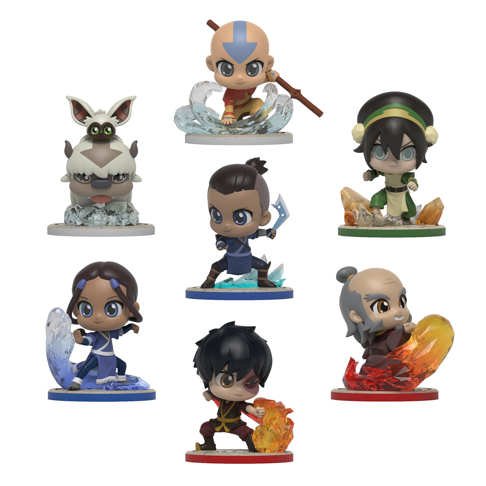 Imagen del producto Avatar La Leyenda de Aang - Kwistal Fwenz x Avatar Serie 1 POP MART Figura Misteriosa