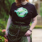 Imagen del producto Ghostbusters - Camiseta Logo Slime Glow in the Dark Negra
