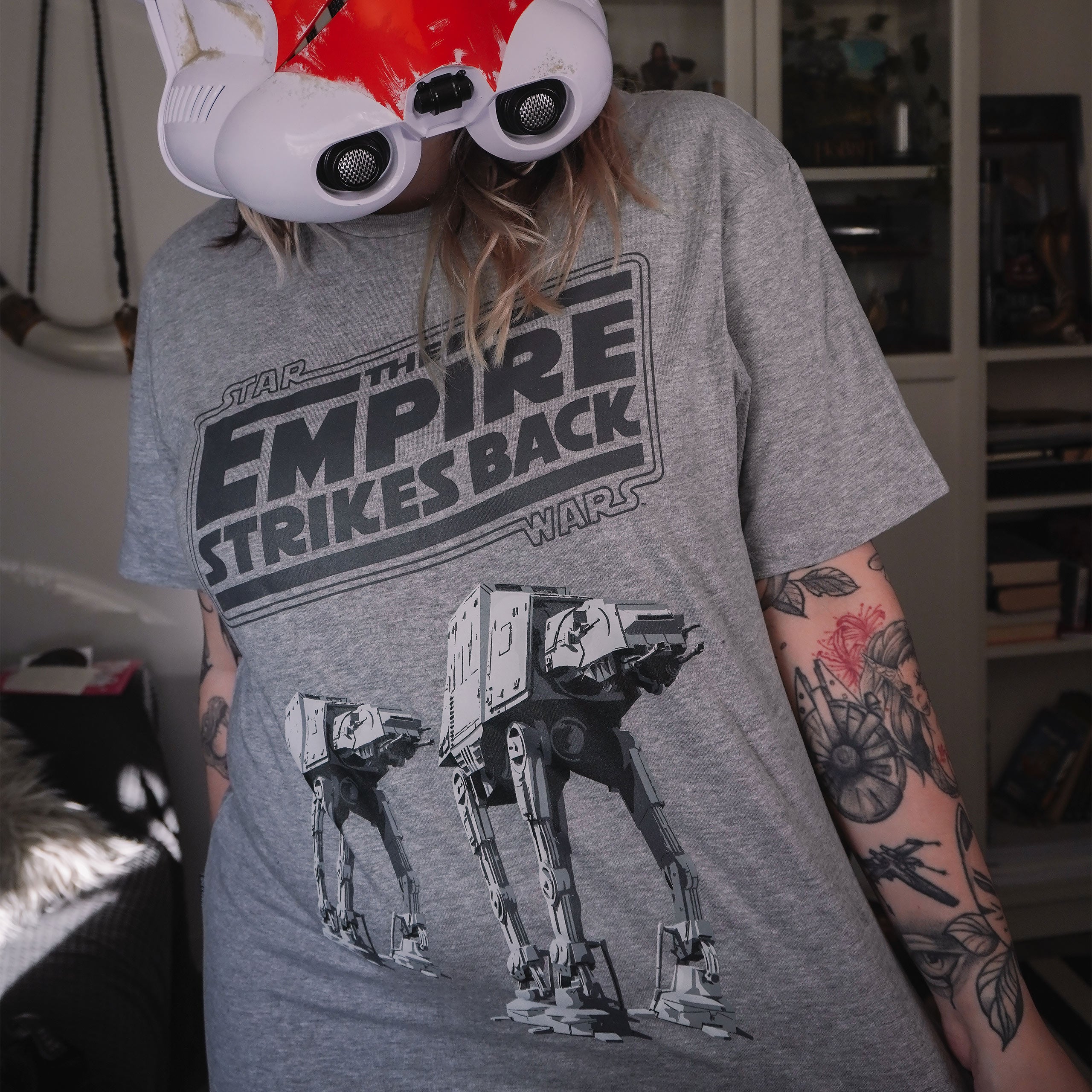 Imagen del producto Star Wars - El Imperio contraataca camiseta gris