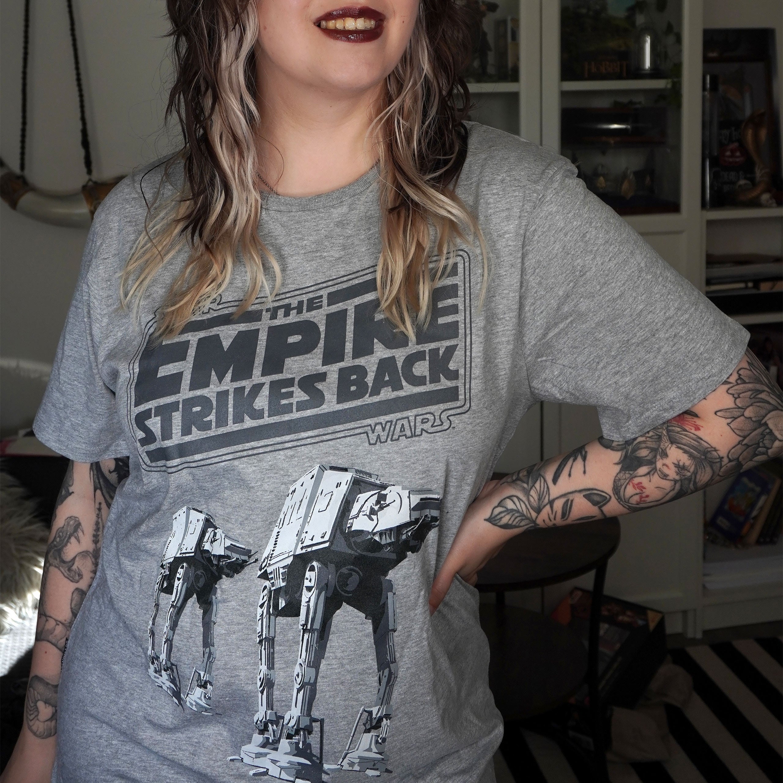 Imagen del producto Star Wars - El Imperio contraataca camiseta gris