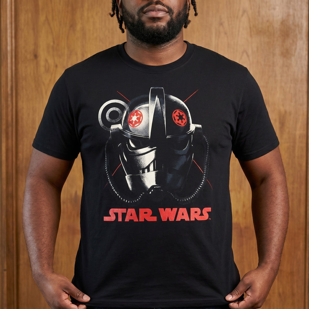 Imagen del producto Star Wars - Andor camiseta casco TIE Avenger negra
