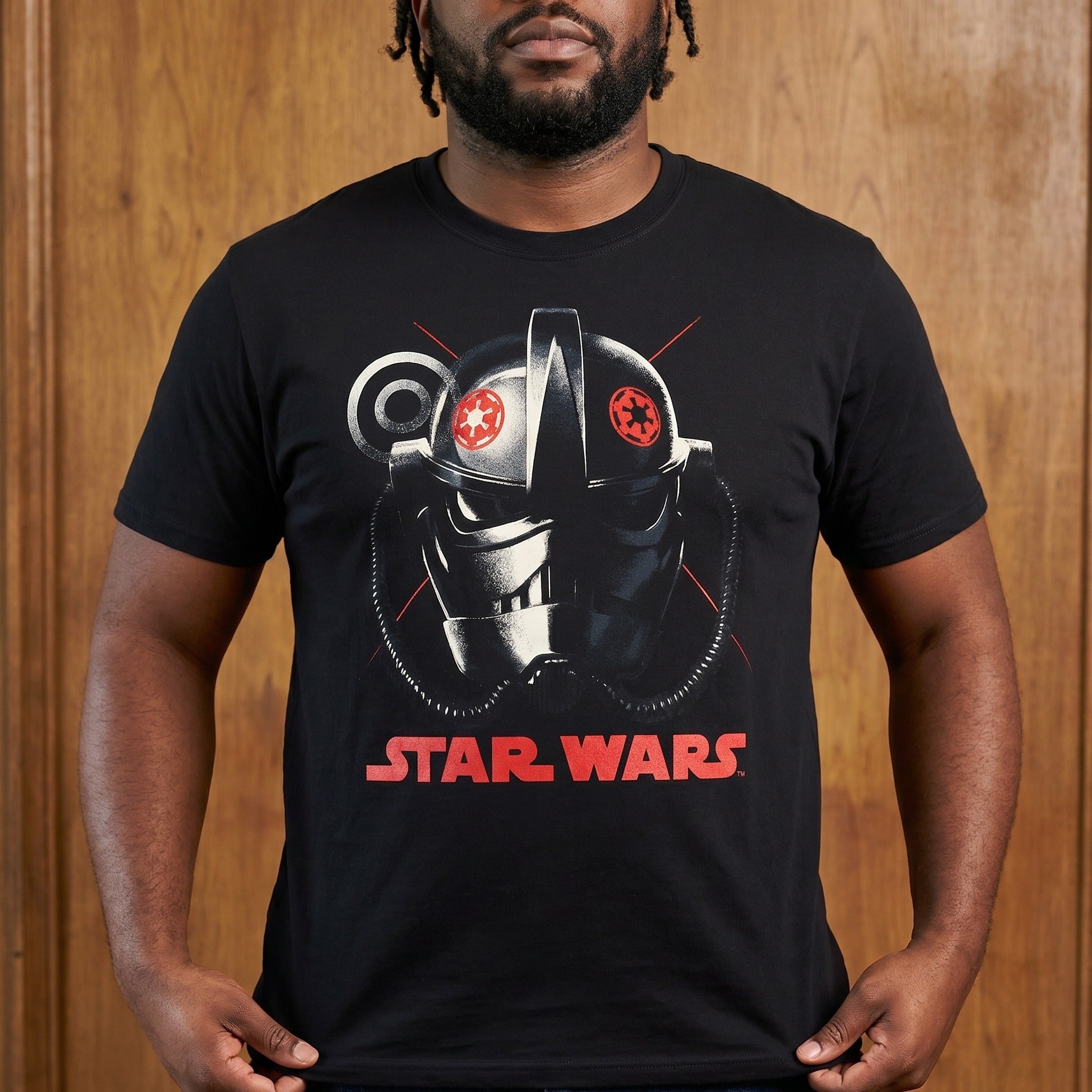 Imagen del producto Star Wars - Andor camiseta casco TIE Avenger negra