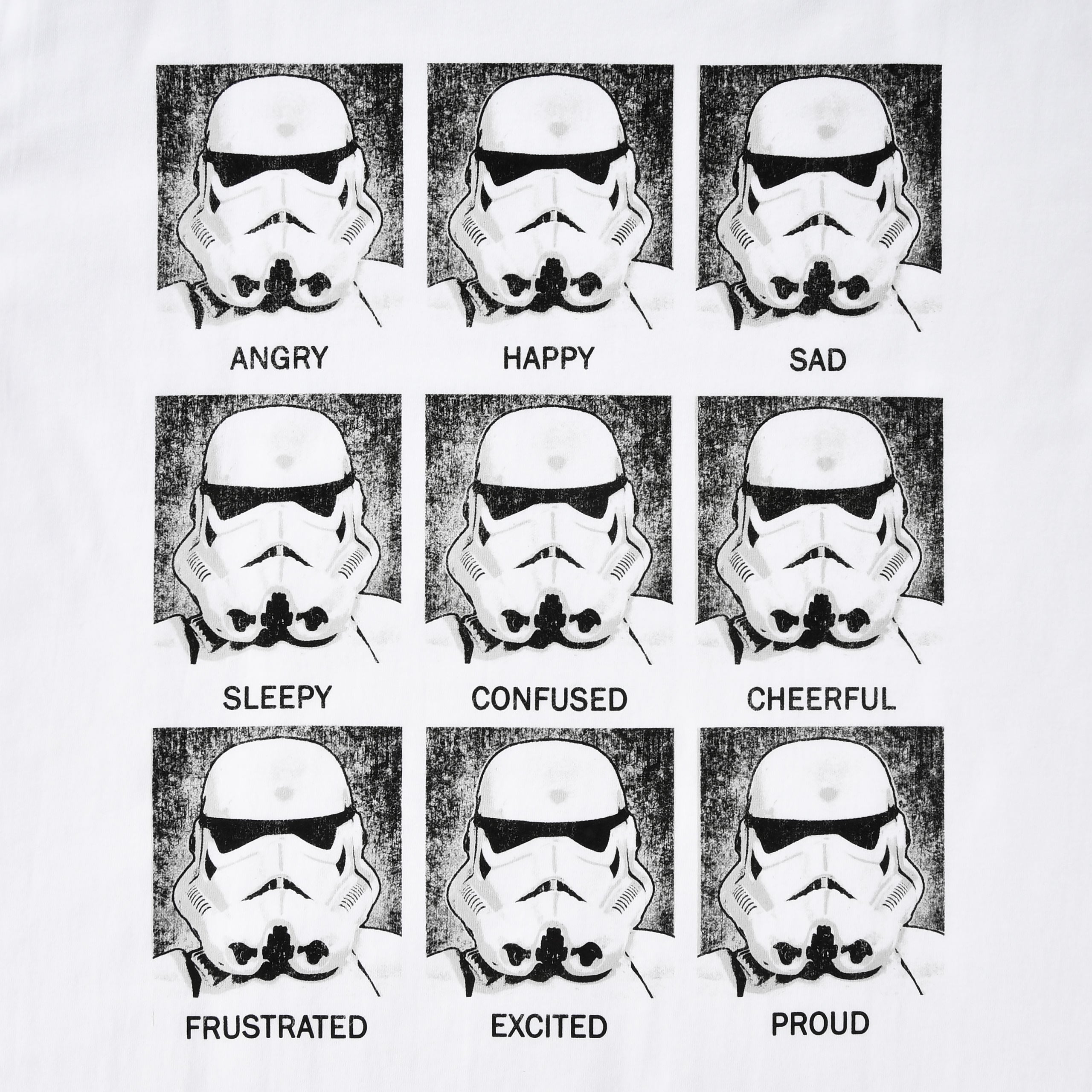 Imagen del producto Camiseta Stormtrooper Multiface blanca - Star Wars