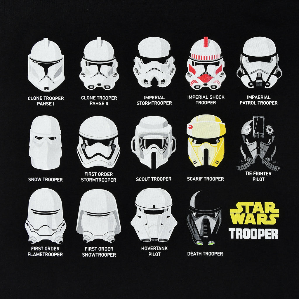 Imagen del producto Camiseta collage casco Stormtrooper negra - Star Wars
