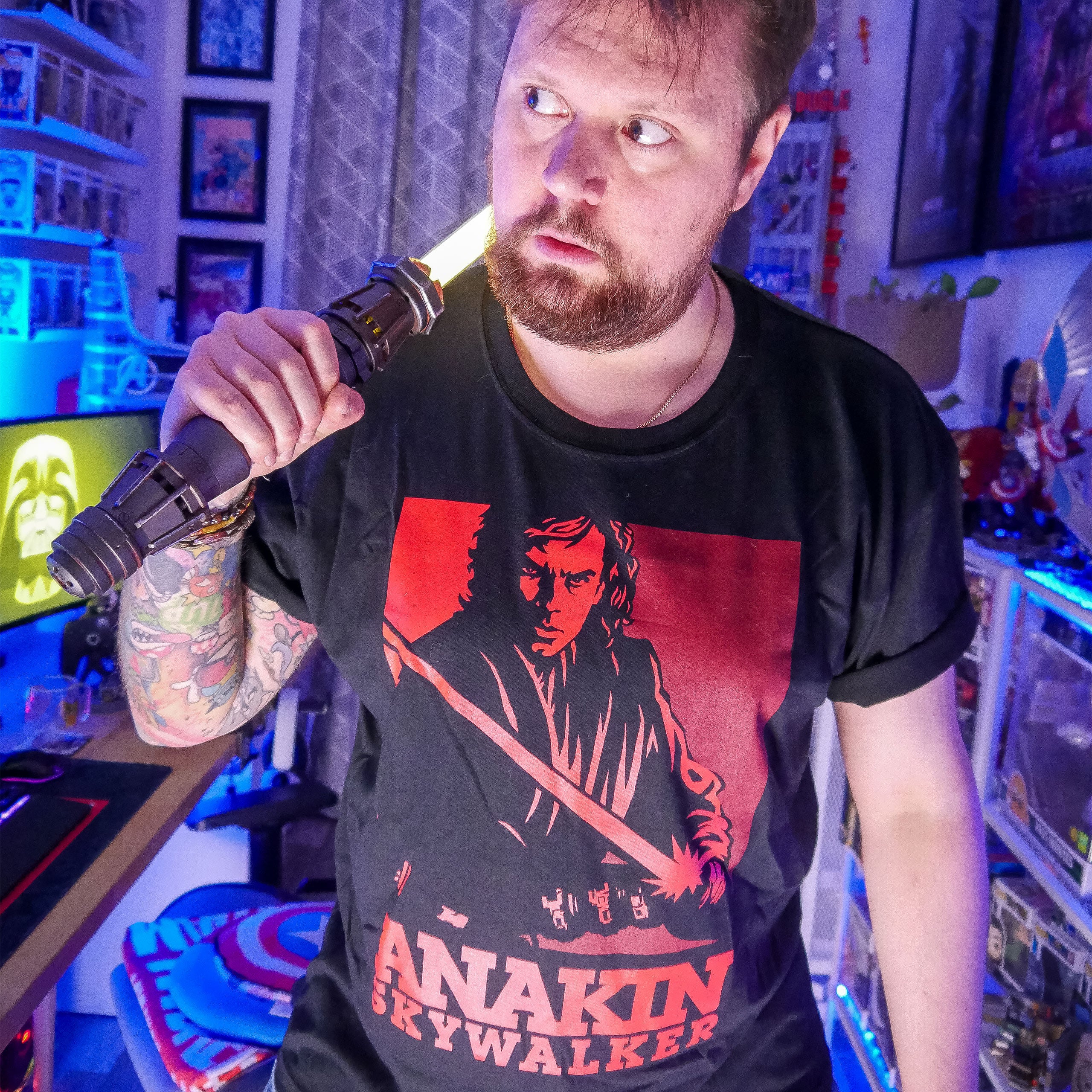 Imagen del producto Star Wars - Camiseta Anakin Legends negra