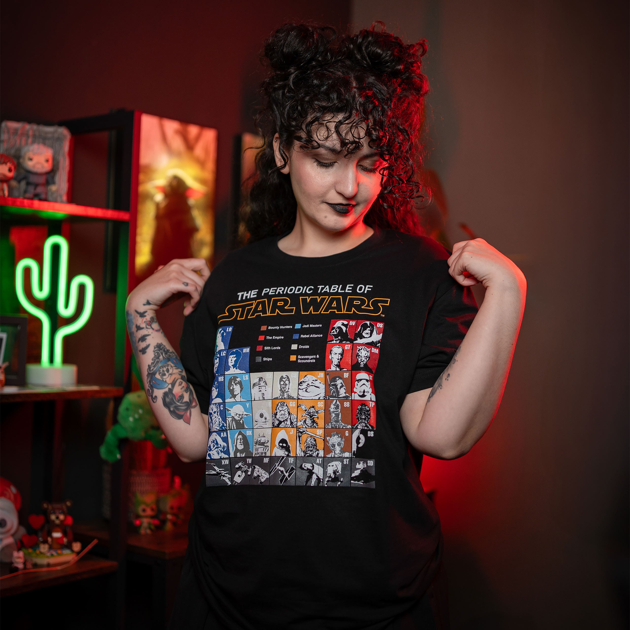 Imagen del producto Star Wars - Camiseta Tabla Periódica negra