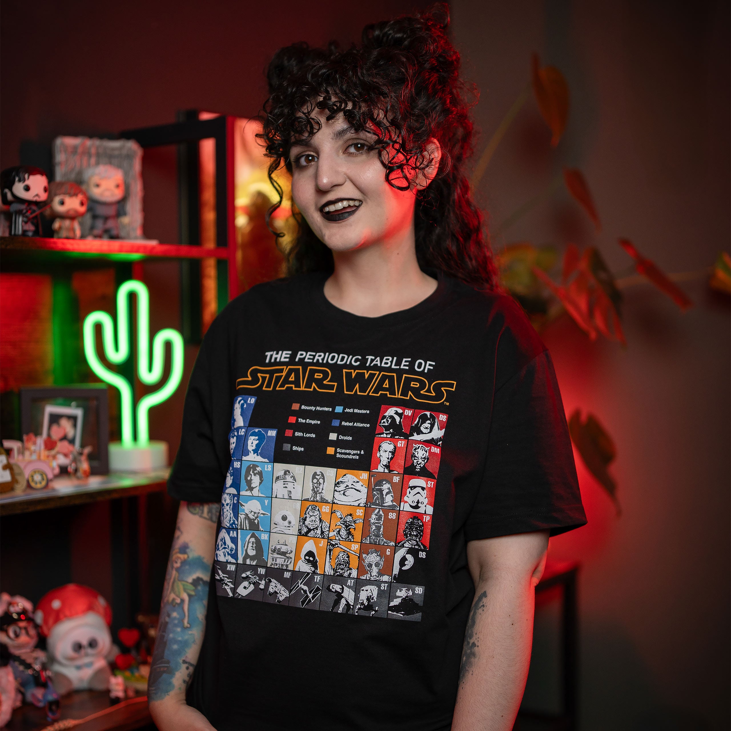 Imagen del producto Star Wars - Camiseta Tabla Periódica negra