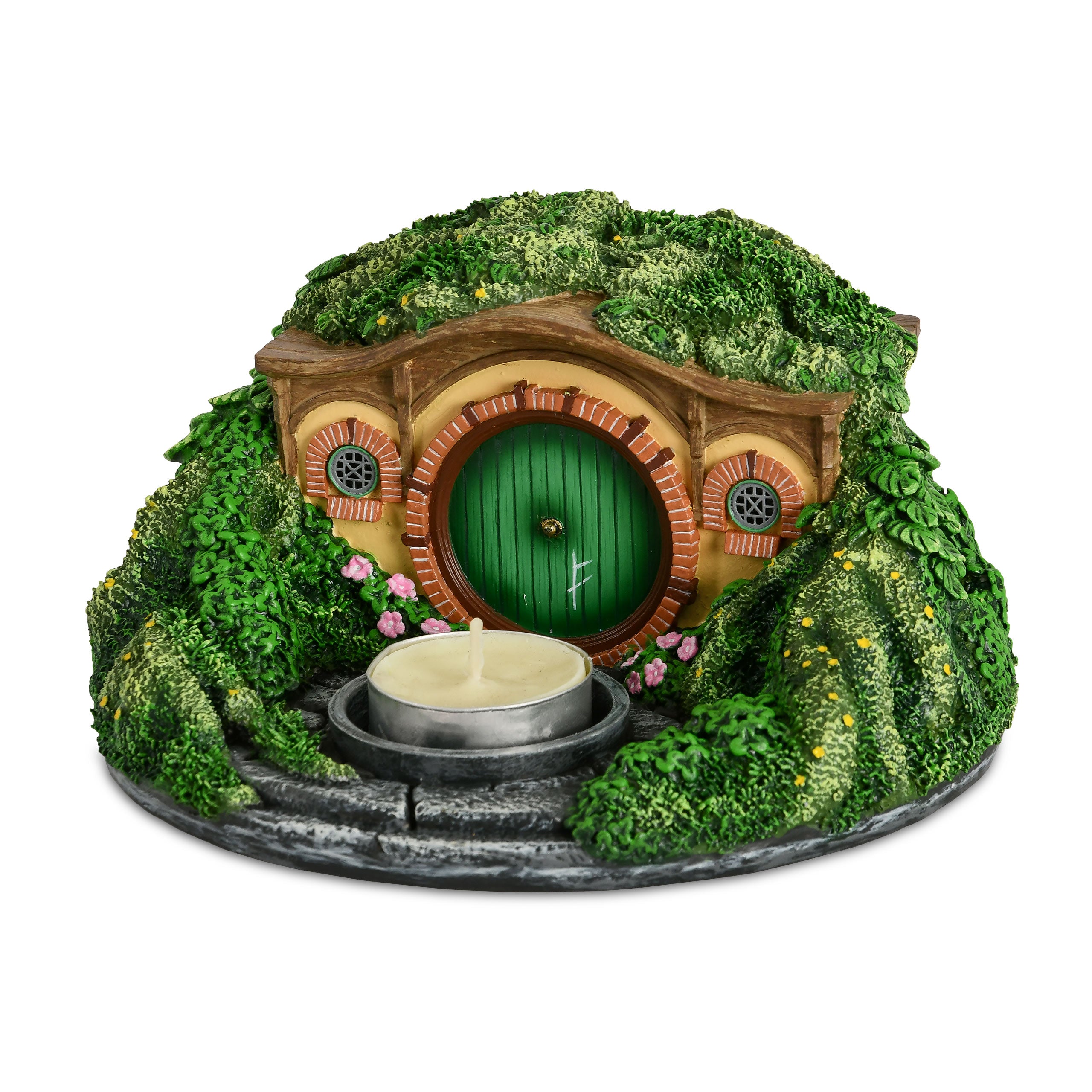 Imagen del producto El Señor de los Anillos - Portavelas tealight diorama Casa Hobbit (La Comarca)