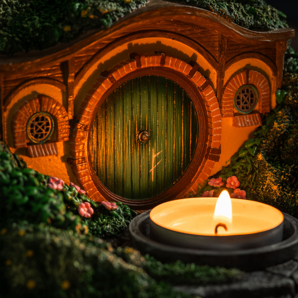 Imagen del producto El Señor de los Anillos - Portavelas tealight diorama Casa Hobbit (La Comarca)